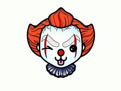 Cute Penny cute illustration it kawaii pennywise procreate spooky