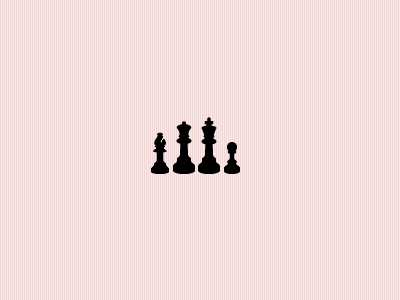 Checkmate black chess icons pink