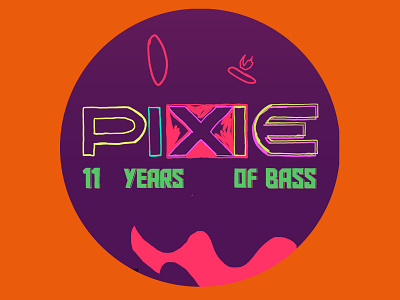 PIXIE Underground Anniversary Stickers 6