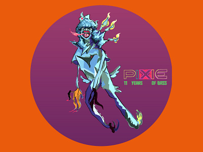 PIXIE Underground Anniversary Stickers 7