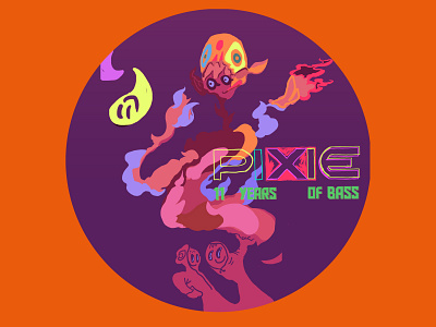 PIXIE Underground Anniversary Stickers 12
