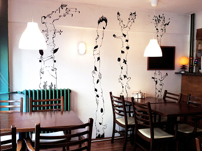 Kutu Cafe Mural