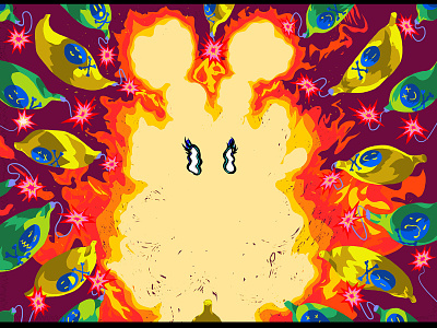 💥 Mini Juggler Exploding 💥 character character design colorful detail details exploding explosion illustration illustrator