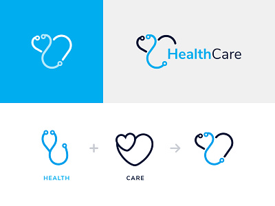 HealthCare Logo/Brand Concept brand brand design branding color design designer idenity illustration logo vector