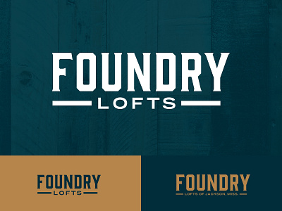Foundry Lofts brand design brand identity branding identity identity branding identitydesign logo logo design logotype typography wordmark