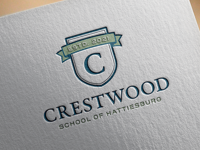 Crestwood School of Hattiesburg brand brand identity branding identity logo