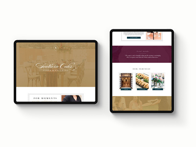 Southern Oaks brand brand identity branding identity venue web web design website website design wedding