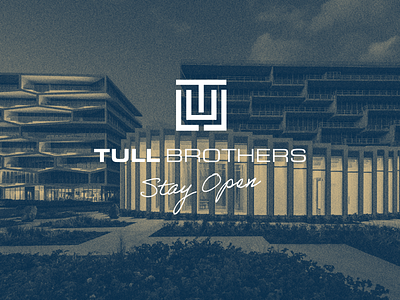 Tull Brothers brand brand identity branding construction graphic design graphic styling identity image styling