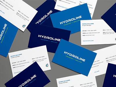 Hydroline brand brand design brand identity branding business card collateral energy identity identity design industry logo design marketing oil and gas pipeline