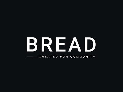 Bread brand branding identity logo logotype typography wordmark