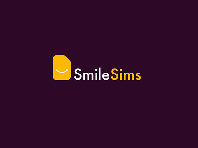 SmileSims Logo Design IDEA branding character design flat geometric graphic illustration logo logo designer minimal