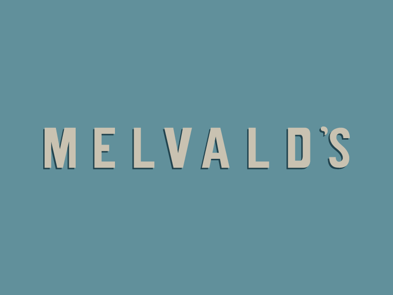 MELVALD'S Typeface 80s style typography logo design letters lettering illustration 80s logo colorscheme design typeface