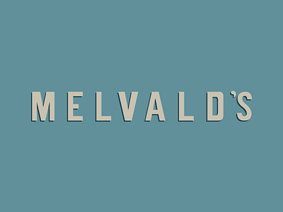 MELVALD'S Typeface