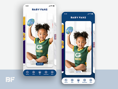 Mobile Application - Baby Fans colorscheme design icon iconography icons ui ui design uidesign