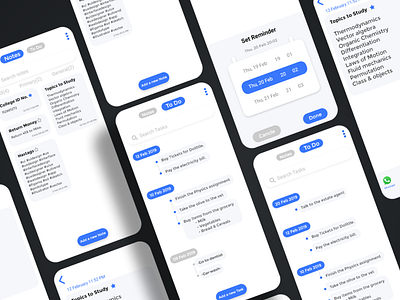 Notes app ui designs