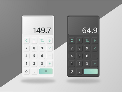 Neumorphism calculators