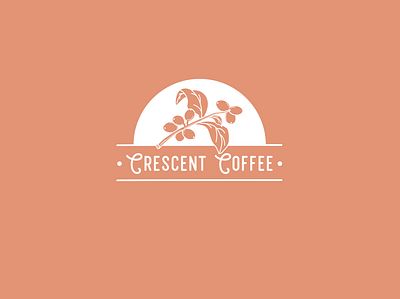 Crescent Coffee Co. / Daily Logo Challenge #6 branding coffee coffee logo coffee shop logo coffeeshop dailylogo dailylogochallenge dailyui design illustration logo logo design ui ui design