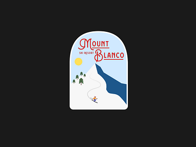 Mount Blanco Ski Resort / Daily Logo Challenge #8