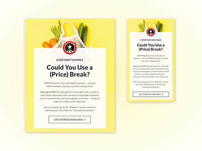 Rewards Offer Email design email