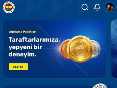 Fenerbahçe 3d logo ui