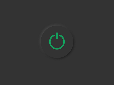 power on - black 3d adobe adobe illustrator art button button design design graphic design neumorphic neumorphic design neumorphism ui ux ux design