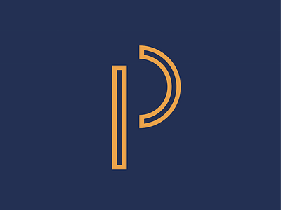 P logo