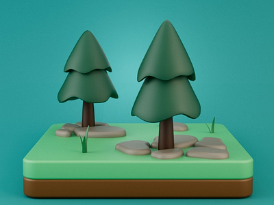 Low Poly Trees