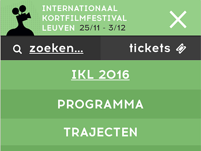 IKL 2016 (Mobile Menu) cmd2 devine devinehowest festival ikl ikl2016 leuven movie ui