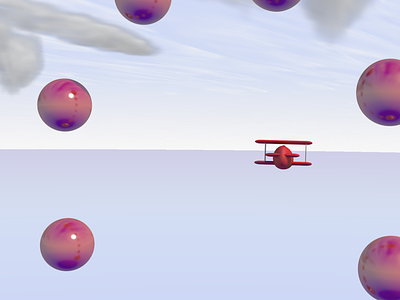 Flying Plane c4d cinema4d digital art modeling nintendo pilotwings retro gaming snes