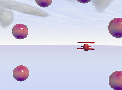 Flying Plane c4d cinema4d digital art modeling nintendo pilotwings retro gaming snes