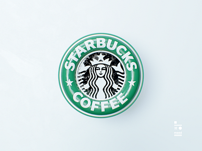 starbucks logo 3d art animation cinema4d illustration logo logo design typography