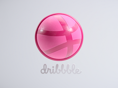 002_ Dribbble loop #LogoMonth 3d art branding cgart cinema4d design dribbble logo