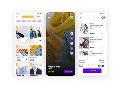 Fashion App UI Design app app development branding design graphic design illustration logo mobile app ui ui design user experience user interface ux design