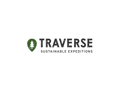 Traverse Sustainable Expeditions brand branding design icon idenity logo logotype minimal sustainable texture typography vector
