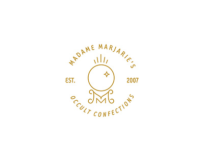 Madame Marjarie's Occult Confections adobe brand branding design design graphic icon iconography idenity identity branding logo logotype vector visual