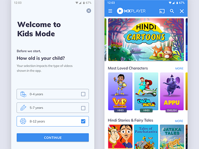 Kids Mode on MX Player