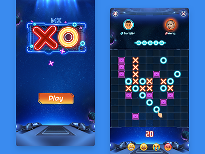 XO Game on MX Player casual game game design mx design mx player tic tac toe