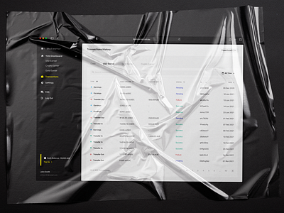 Transactions screen, UI/UX Fintech design | Merge Development