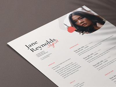 Jane | CV / resume template