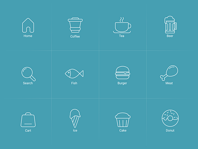 Simple icons set branding figma icon icon design icon set icons illustration illustrator ios logo ui ux website