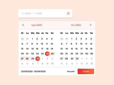 Booking Component booking calendar calendar ui component date datepicker form input orange ui uiux ux