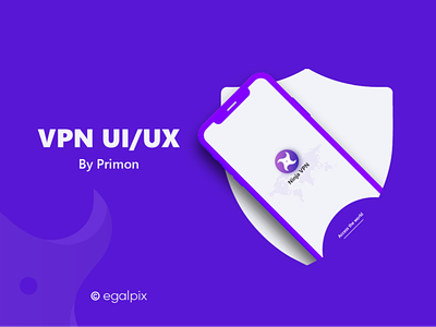 VPN App UI/UX Design app app ui icon illustration minimal mobile ui typography ui ui kit ux