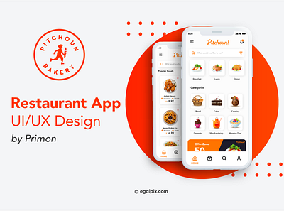 Resturant App UI/UX Design app app design app ui branding design flat graphicdesign icon illustration illustrator logo mobile ui typography ui ux