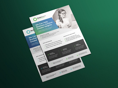 Corporate flyer design template