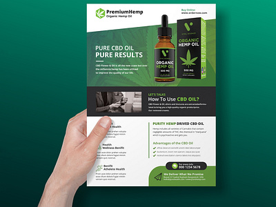 Hemp product flyer