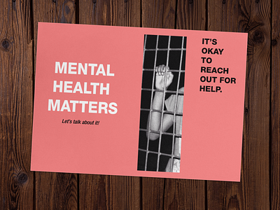 Mental Health Matters design editorial design graphicdesign poster