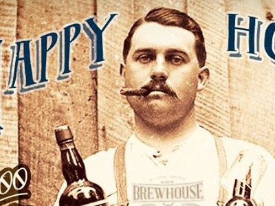 Brewhouse Gallery | Branding Asset art beer branding coffee craft beer gallery hand lettering happy hour retro vintage