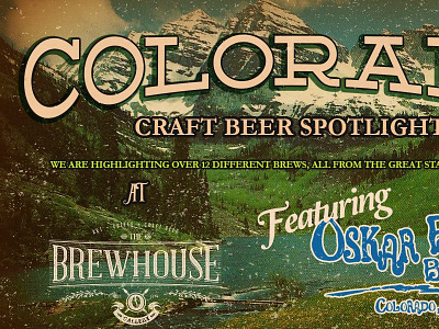 Brewhouse Gallery | Branding Asset art beer branding brewing coffee colorado craft beer gallery hand lettering happy hour retro vintage