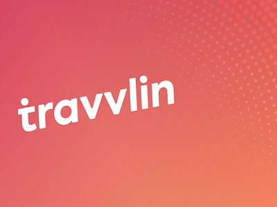 travvlin logo app brand branding design logo orange social media travel