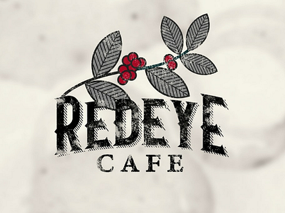 RedEye Cafe brand brand identity coffee coffee shop daily logo challenge logo vintage